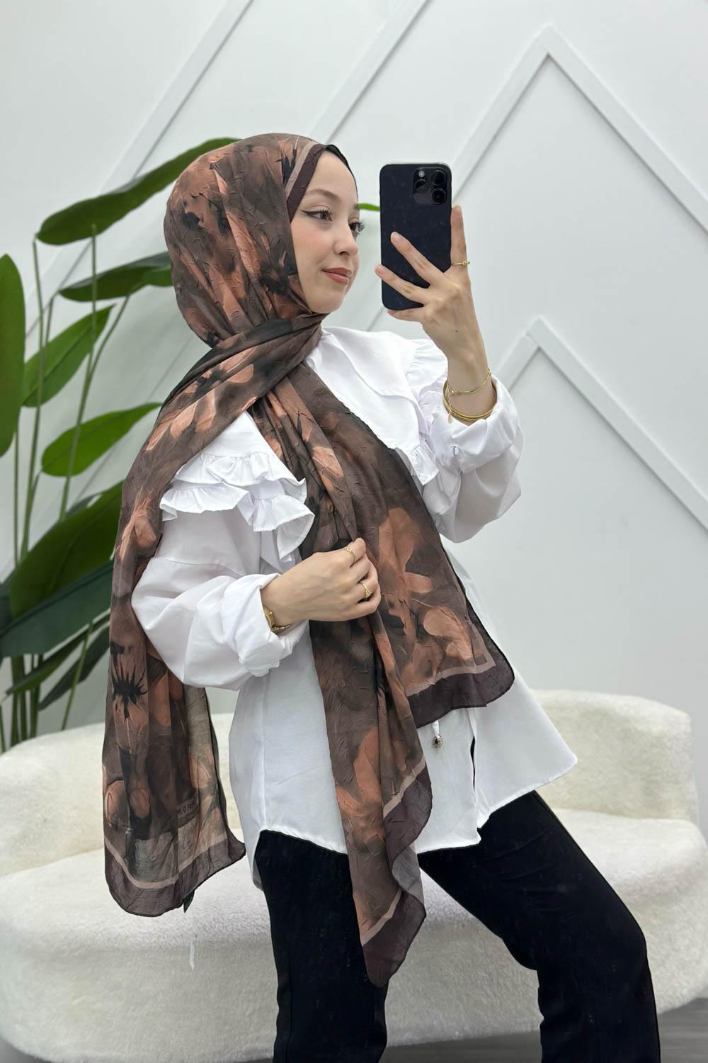 FLEUR DESEN BAMBU ŞAL