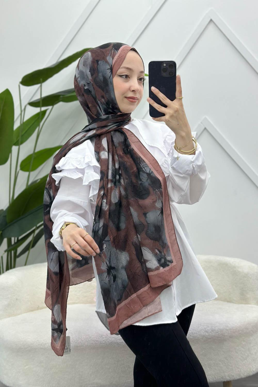 FLEUR DESEN BAMBU ŞAL