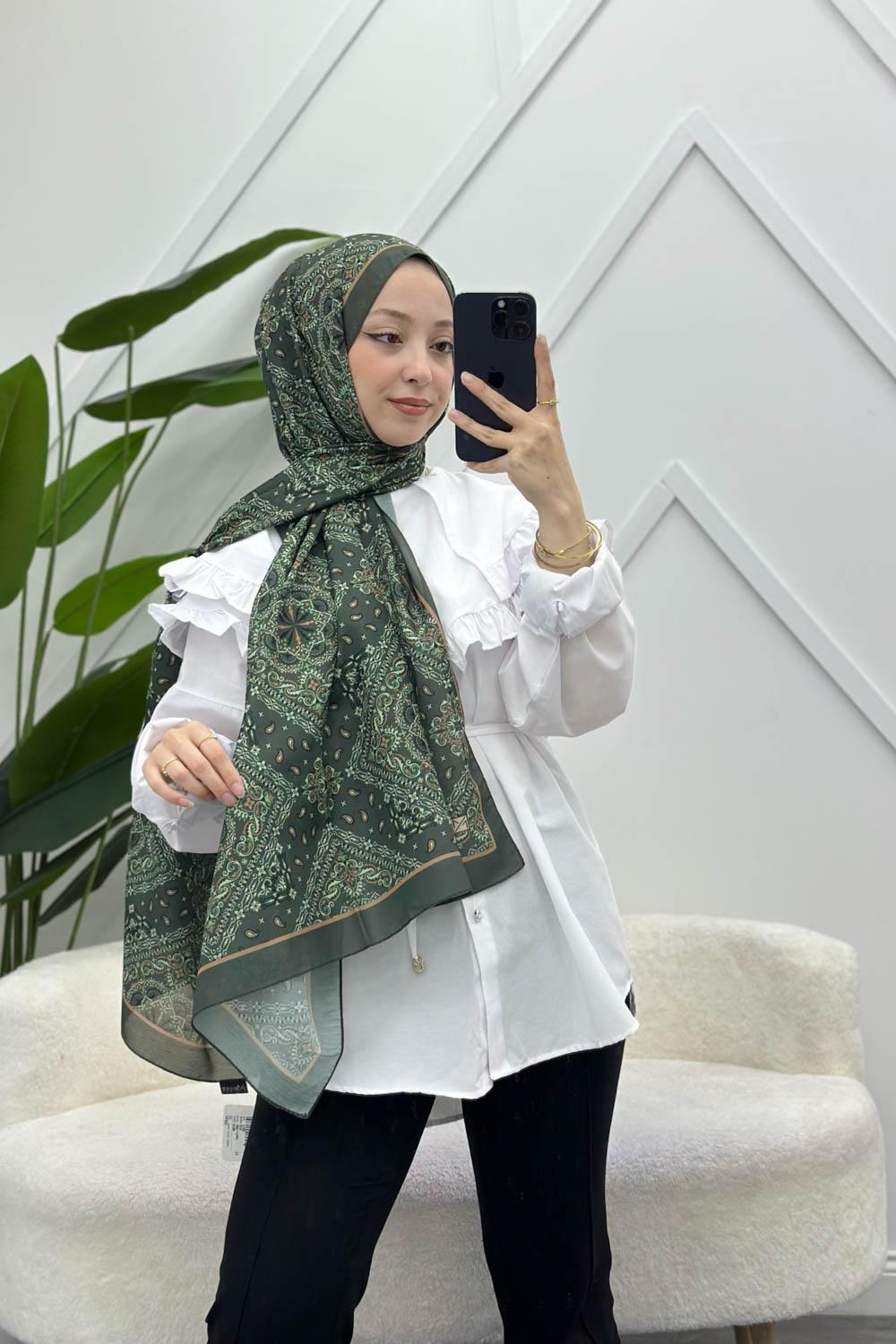 SOFT PAMUK ETNİK DESEN ŞAL