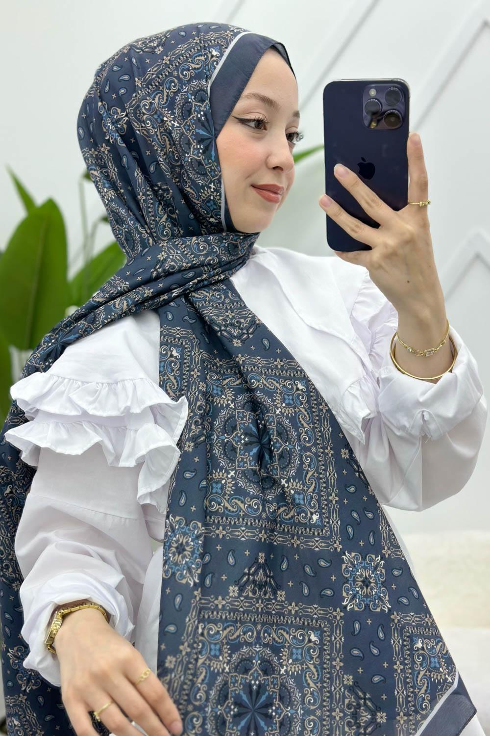 SOFT PAMUK ETNİK DESEN ŞAL