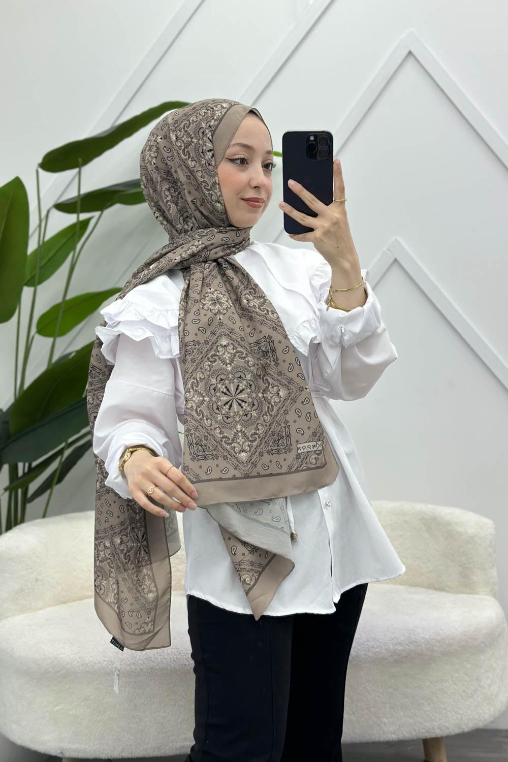 SOFT PAMUK ETNİK DESEN ŞAL