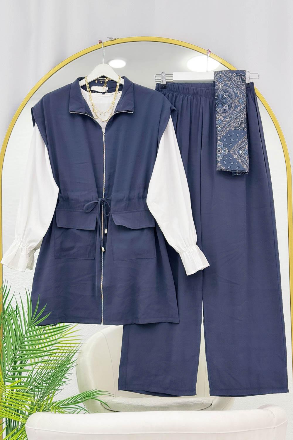 CEP KAPAKLI PANTOLON TENSEL TAKIM