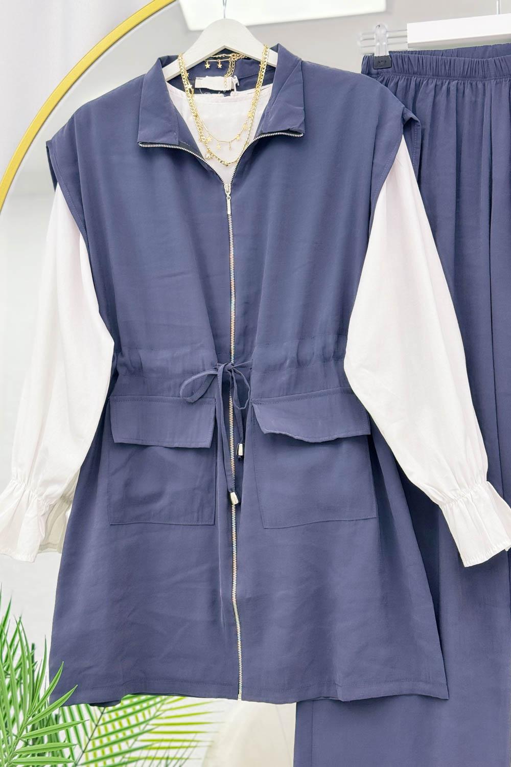 CEP KAPAKLI PANTOLON TENSEL TAKIM