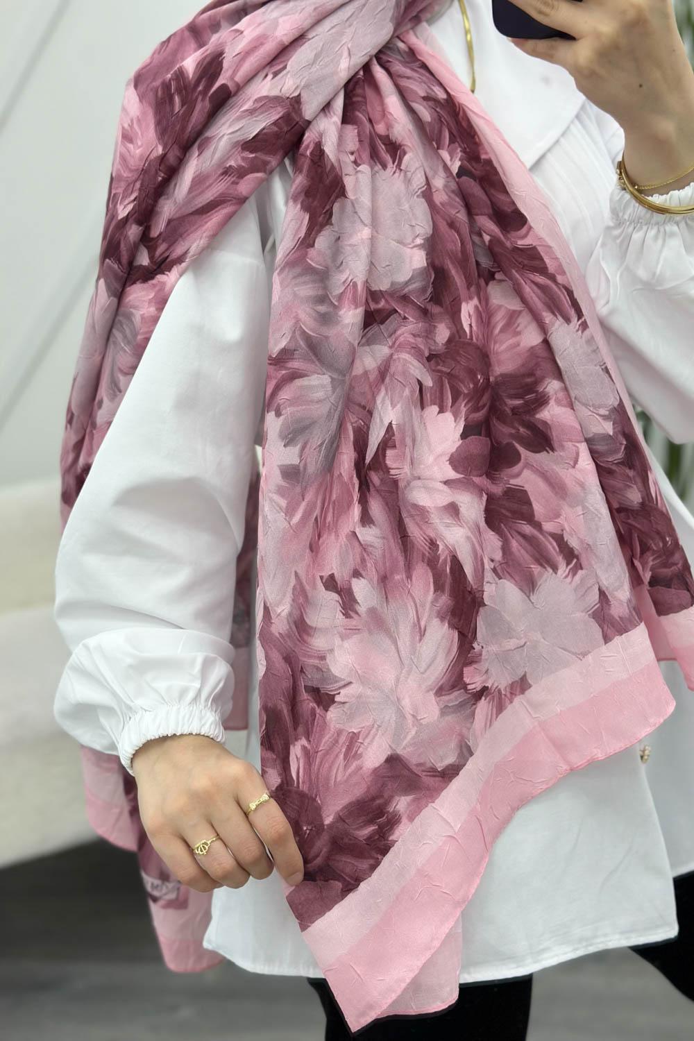 BAMBU KRAŞ PEMBE MİX ŞAL