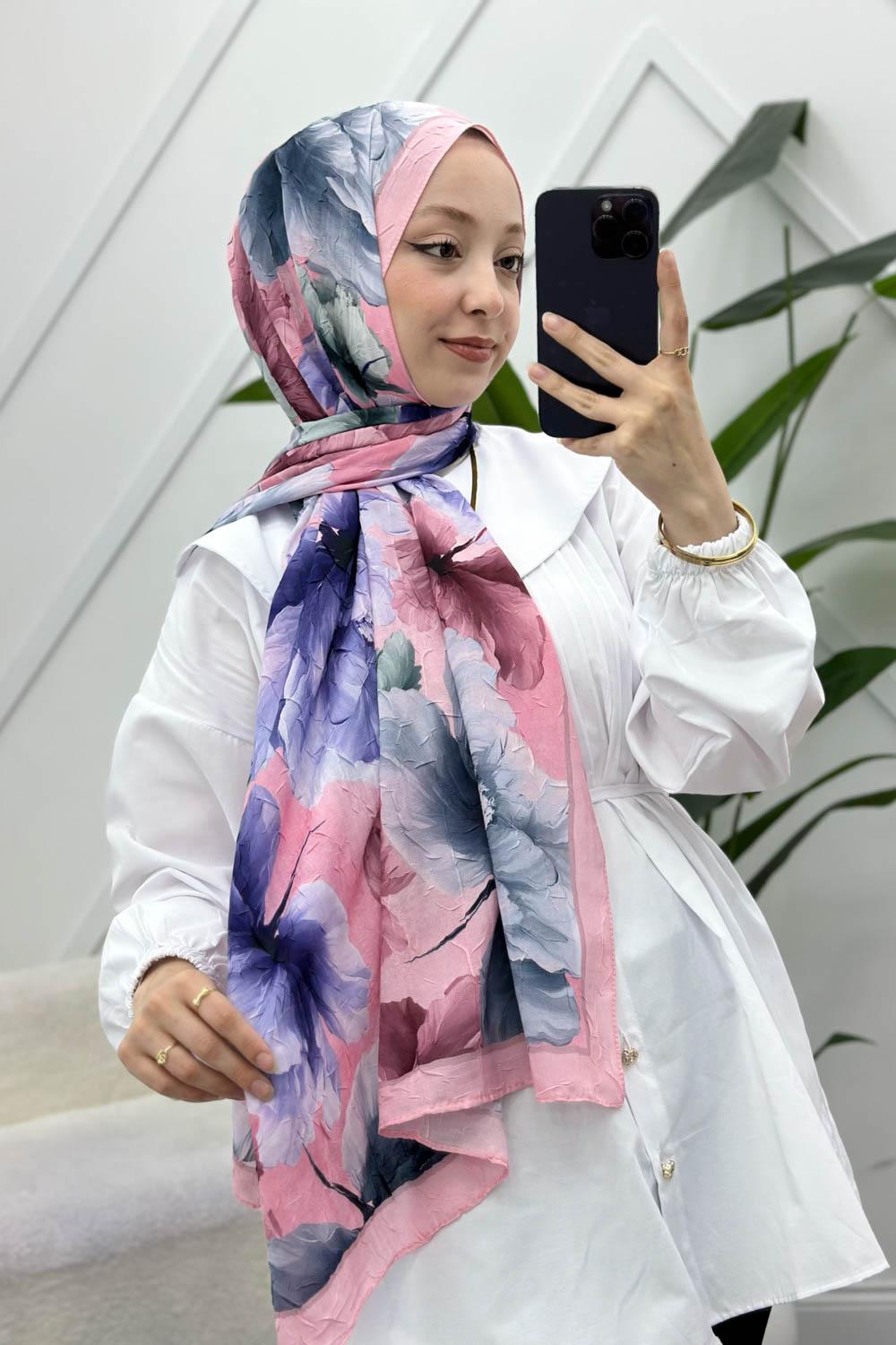 BAMBU KRAŞ PEMBE MİX ŞAL
