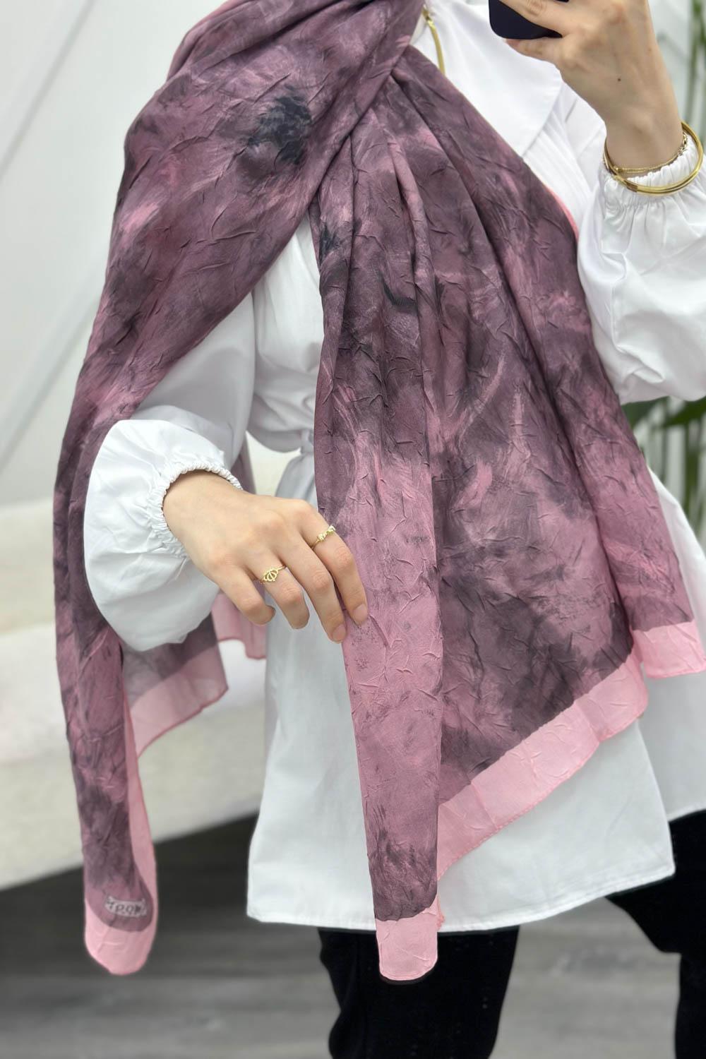 BAMBU KRAŞ PEMBE MİX ŞAL