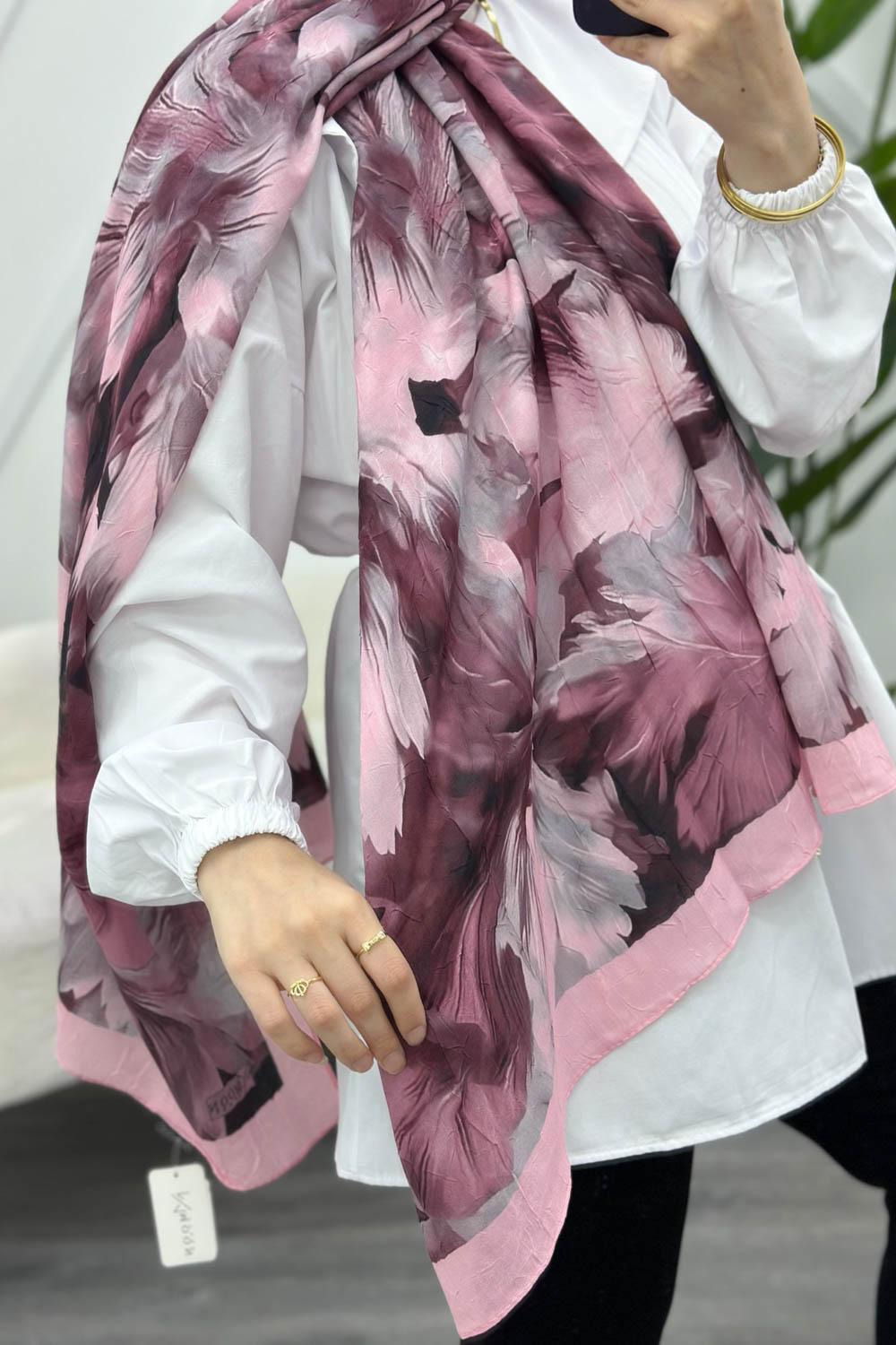 BAMBU KRAŞ PEMBE MİX ŞAL