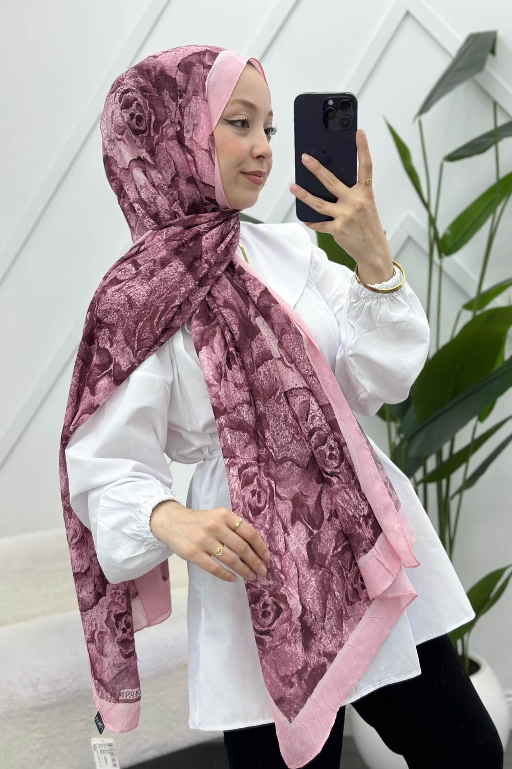 BAMBU KRAŞ PEMBE MİX ŞAL