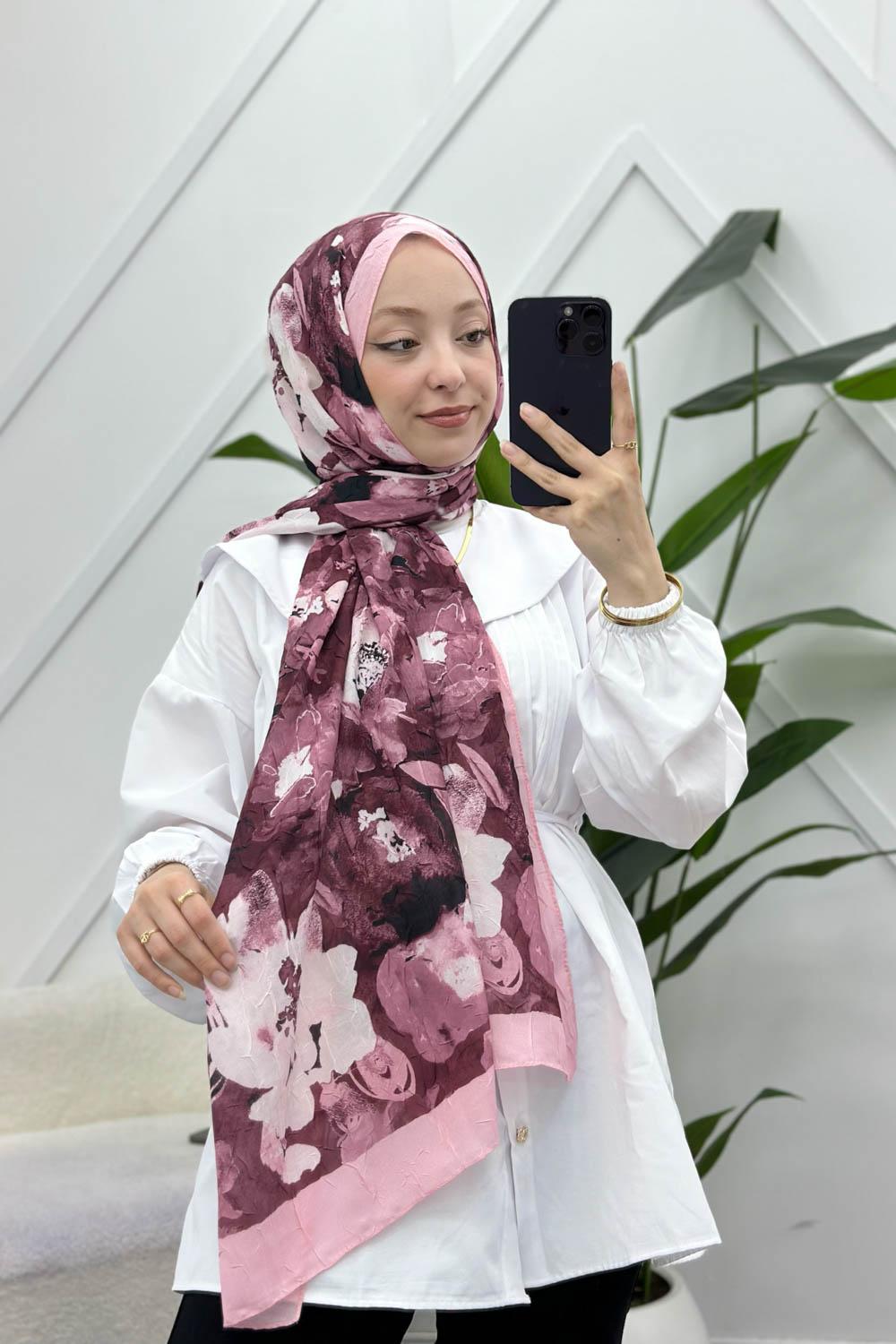 BAMBU KRAŞ PEMBE MİX ŞAL