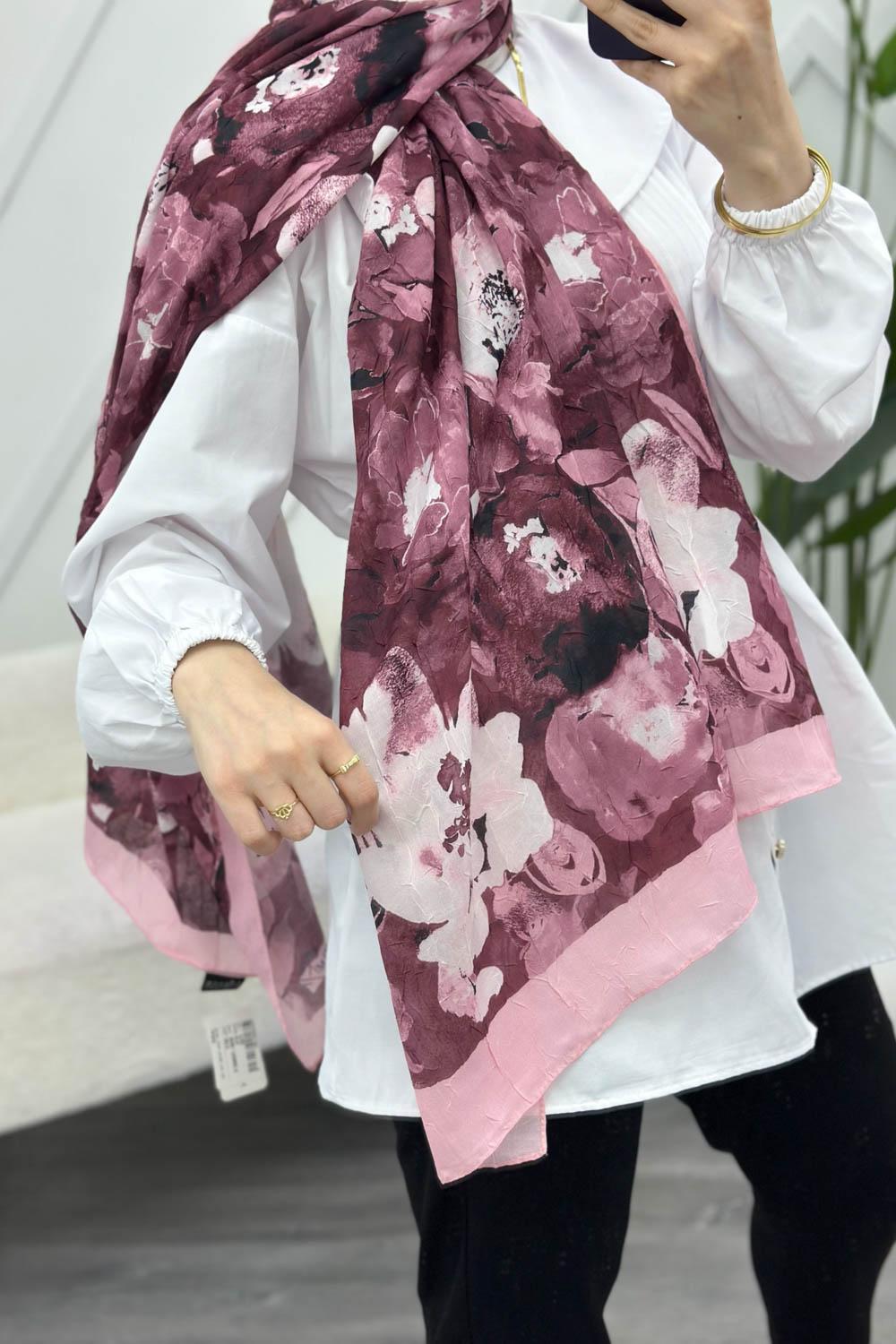 BAMBU KRAŞ PEMBE MİX ŞAL