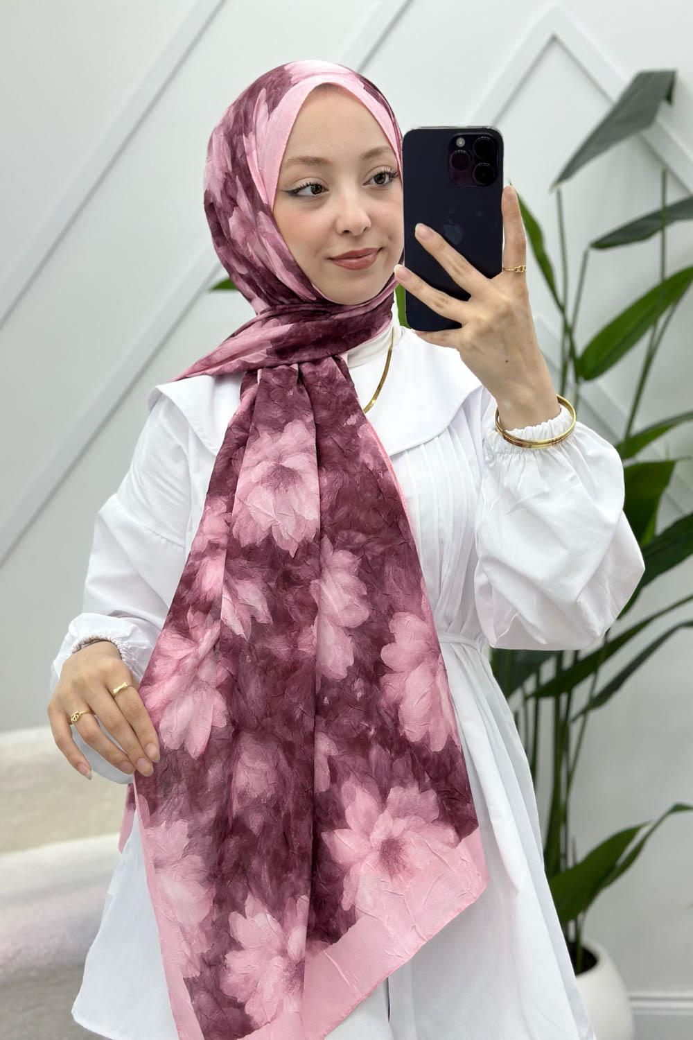 BAMBU KRAŞ PEMBE MİX ŞAL
