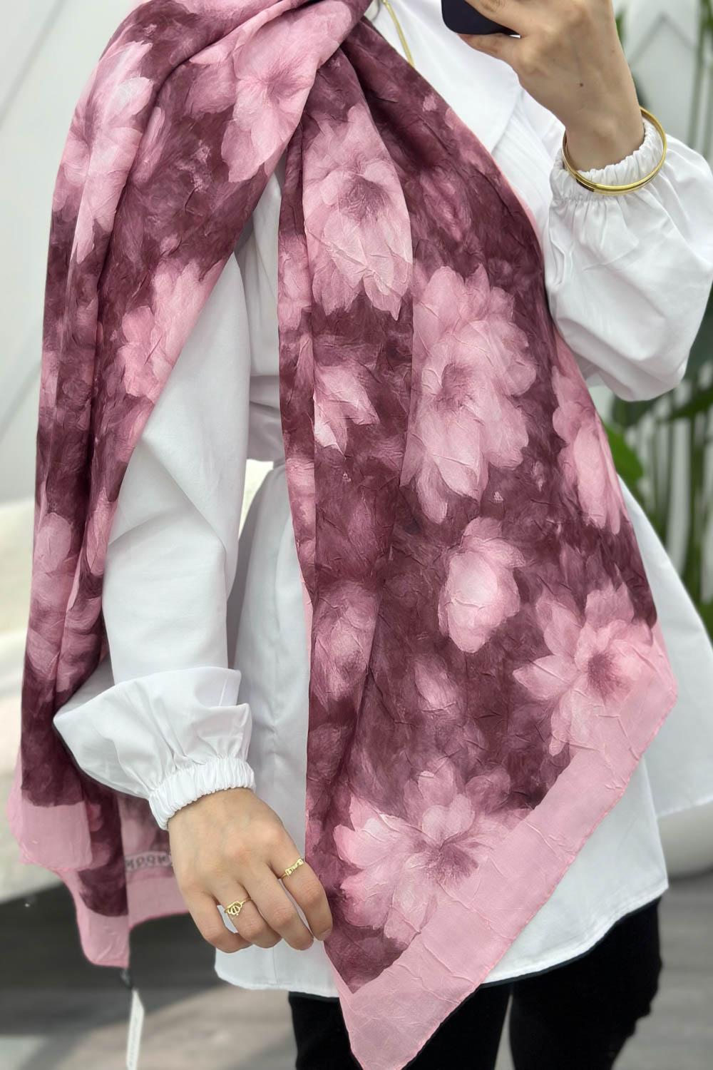 BAMBU KRAŞ PEMBE MİX ŞAL