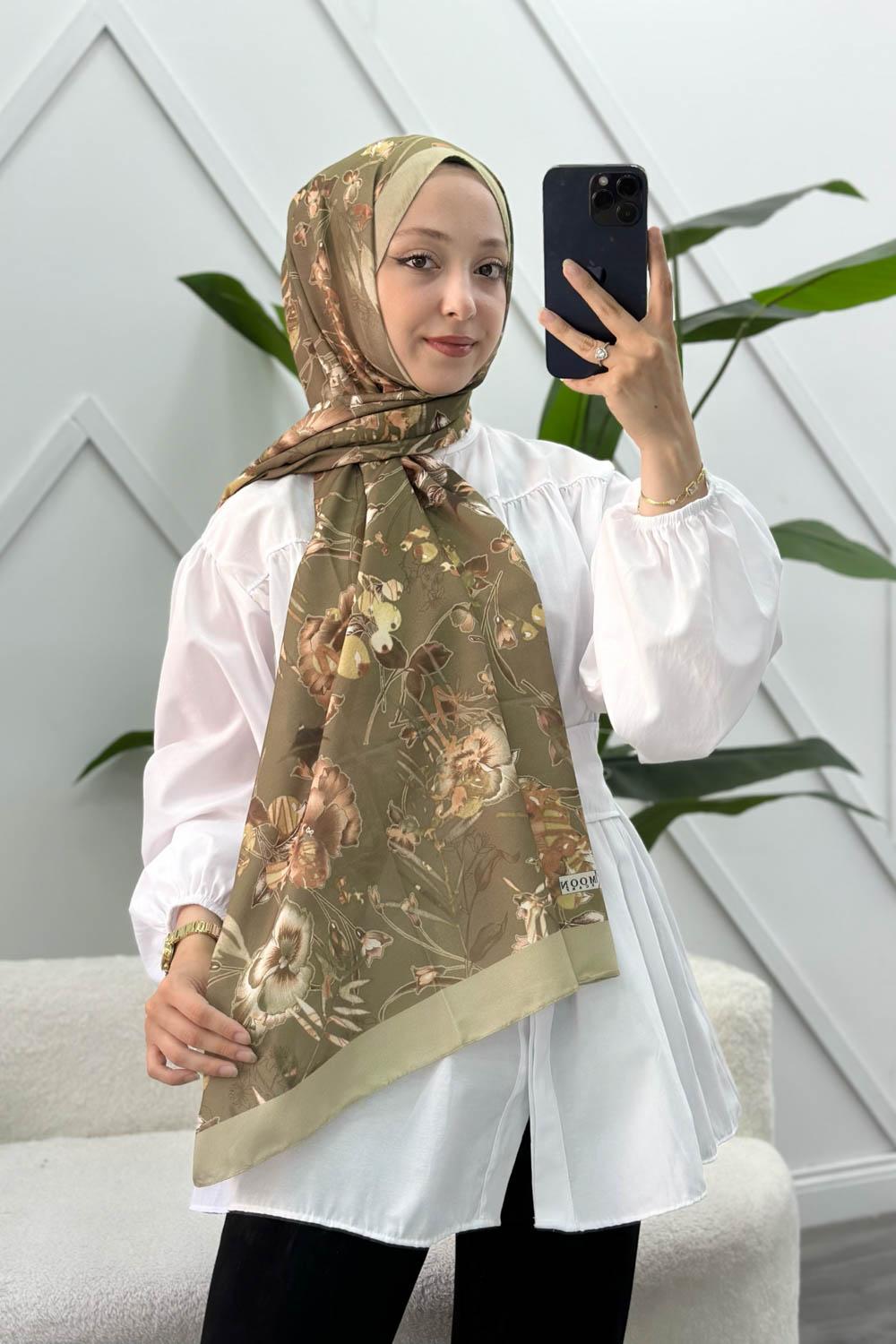 ÇİÇEK BAHÇESİ DESEN PAMUK SOFT ŞAL