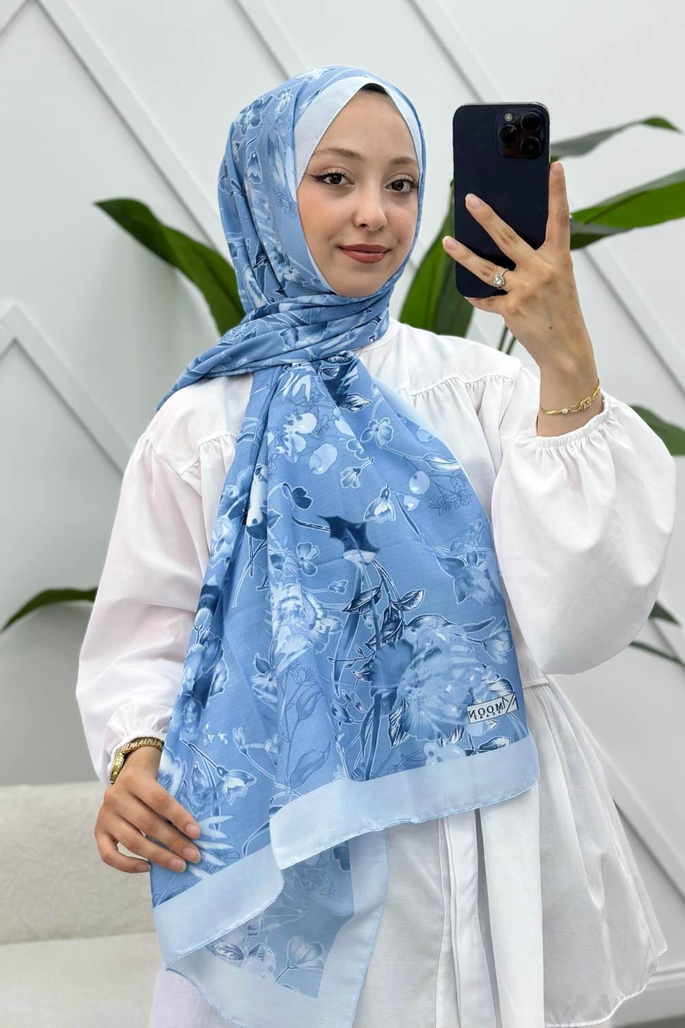 ÇİÇEK BAHÇESİ DESEN PAMUK SOFT ŞAL