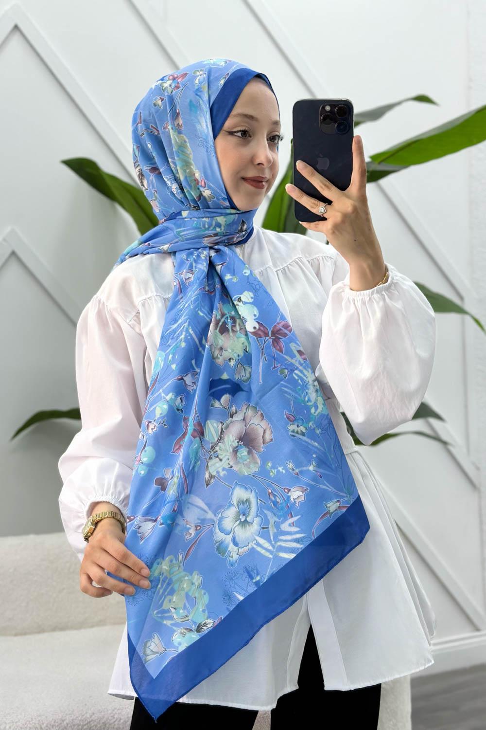 ÇİÇEK BAHÇESİ DESEN PAMUK SOFT ŞAL