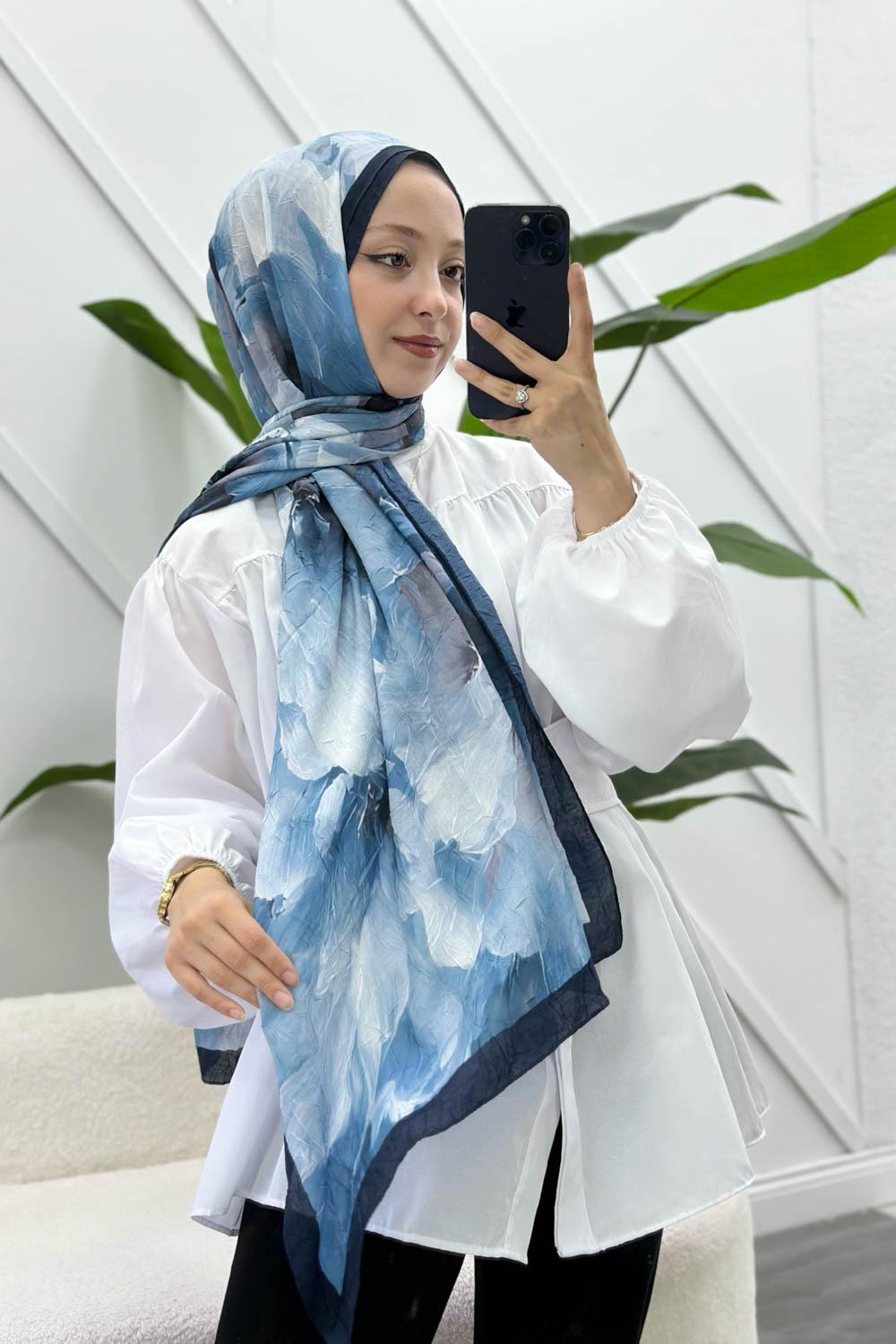 EBRU  DESEN PAMUK SOFT ŞAL