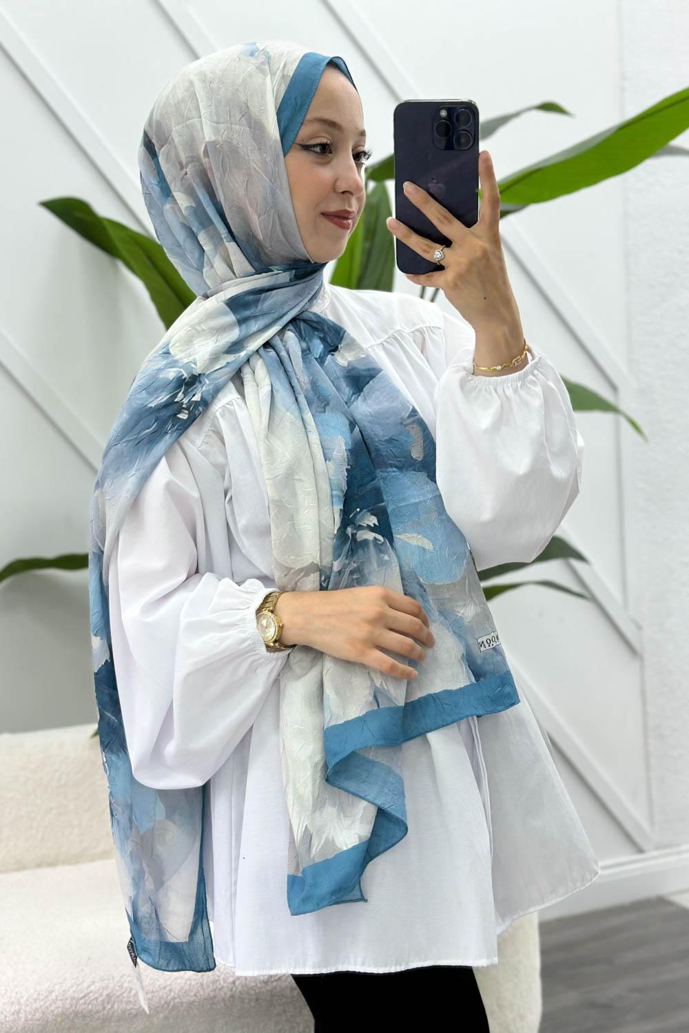 EBRU  DESEN PAMUK SOFT ŞAL