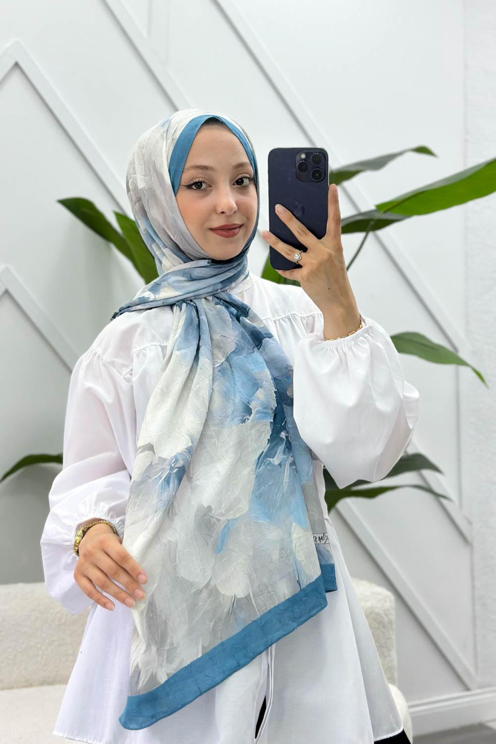 EBRU  DESEN PAMUK SOFT ŞAL