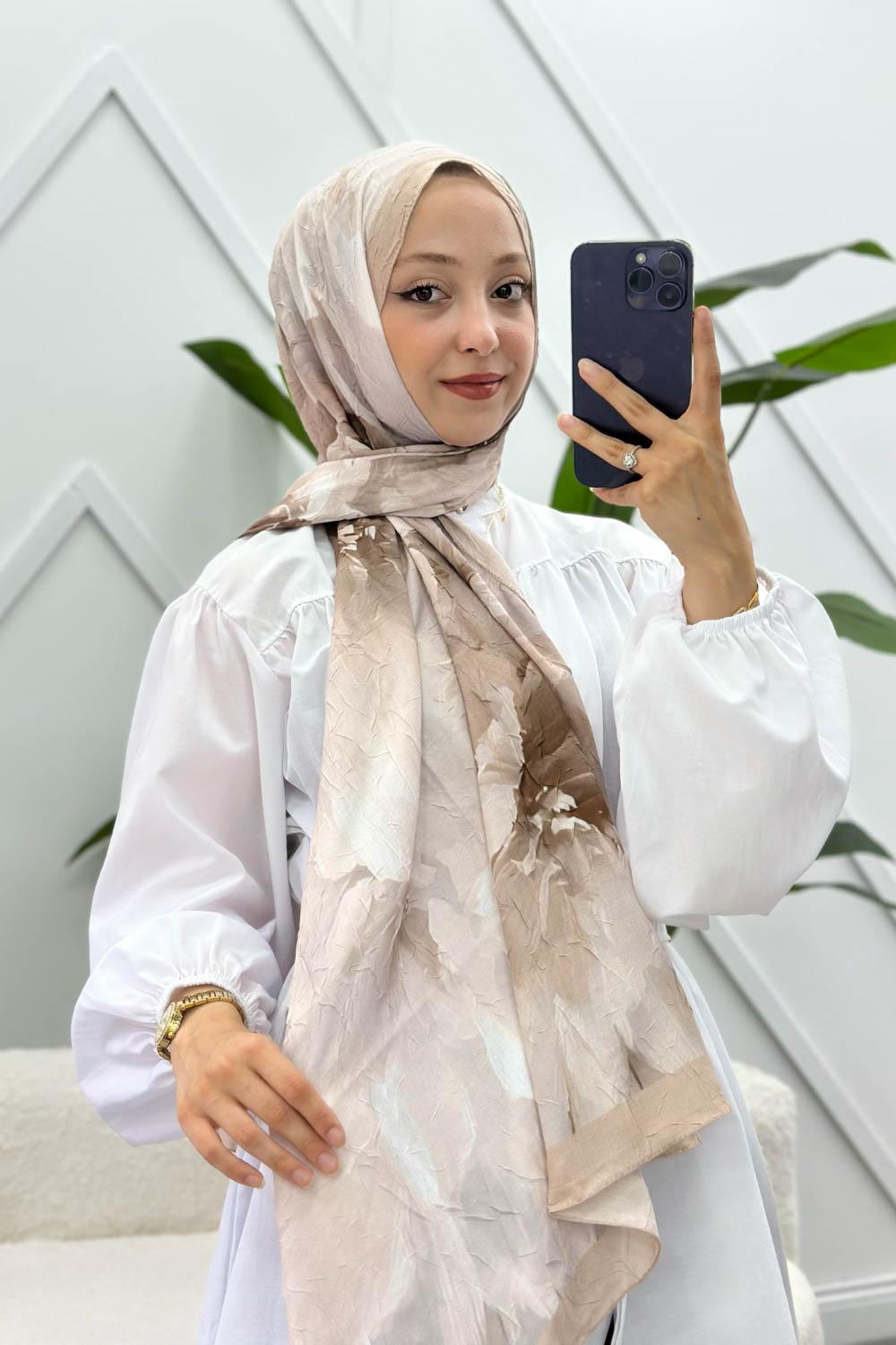 EBRU  DESEN PAMUK SOFT ŞAL