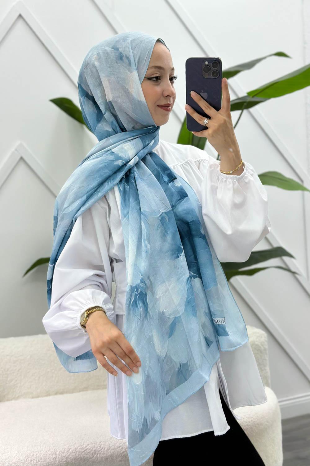 EBRU  DESEN PAMUK SOFT ŞAL