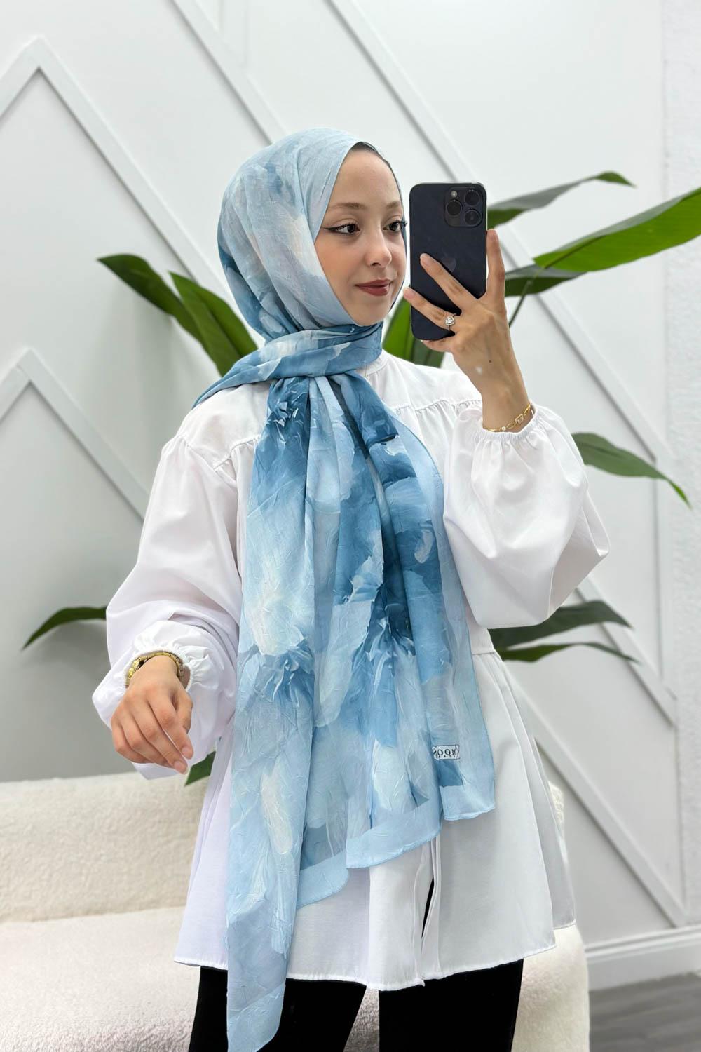 EBRU  DESEN PAMUK SOFT ŞAL