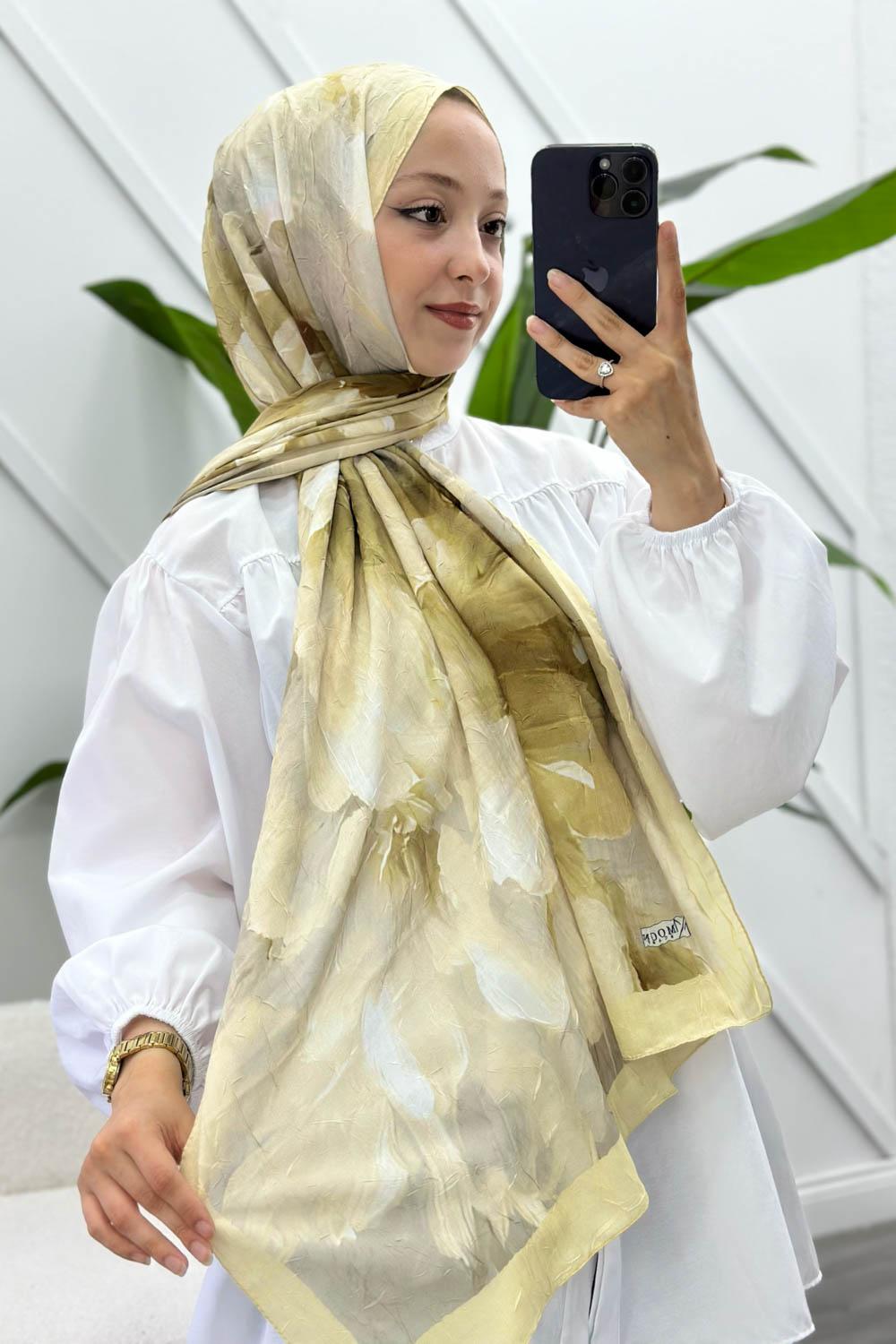 EBRU  DESEN PAMUK SOFT ŞAL