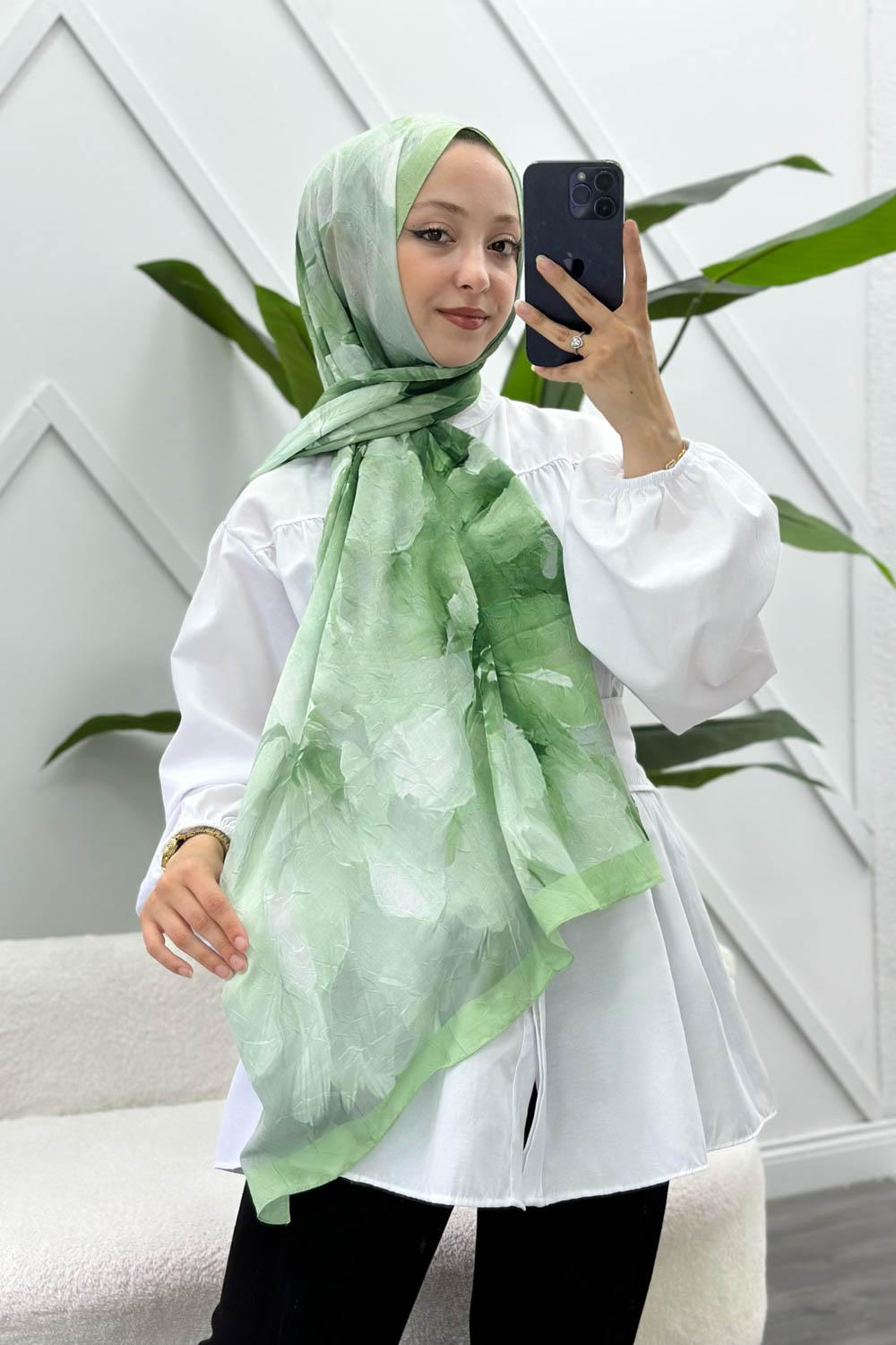 EBRU  DESEN PAMUK SOFT ŞAL