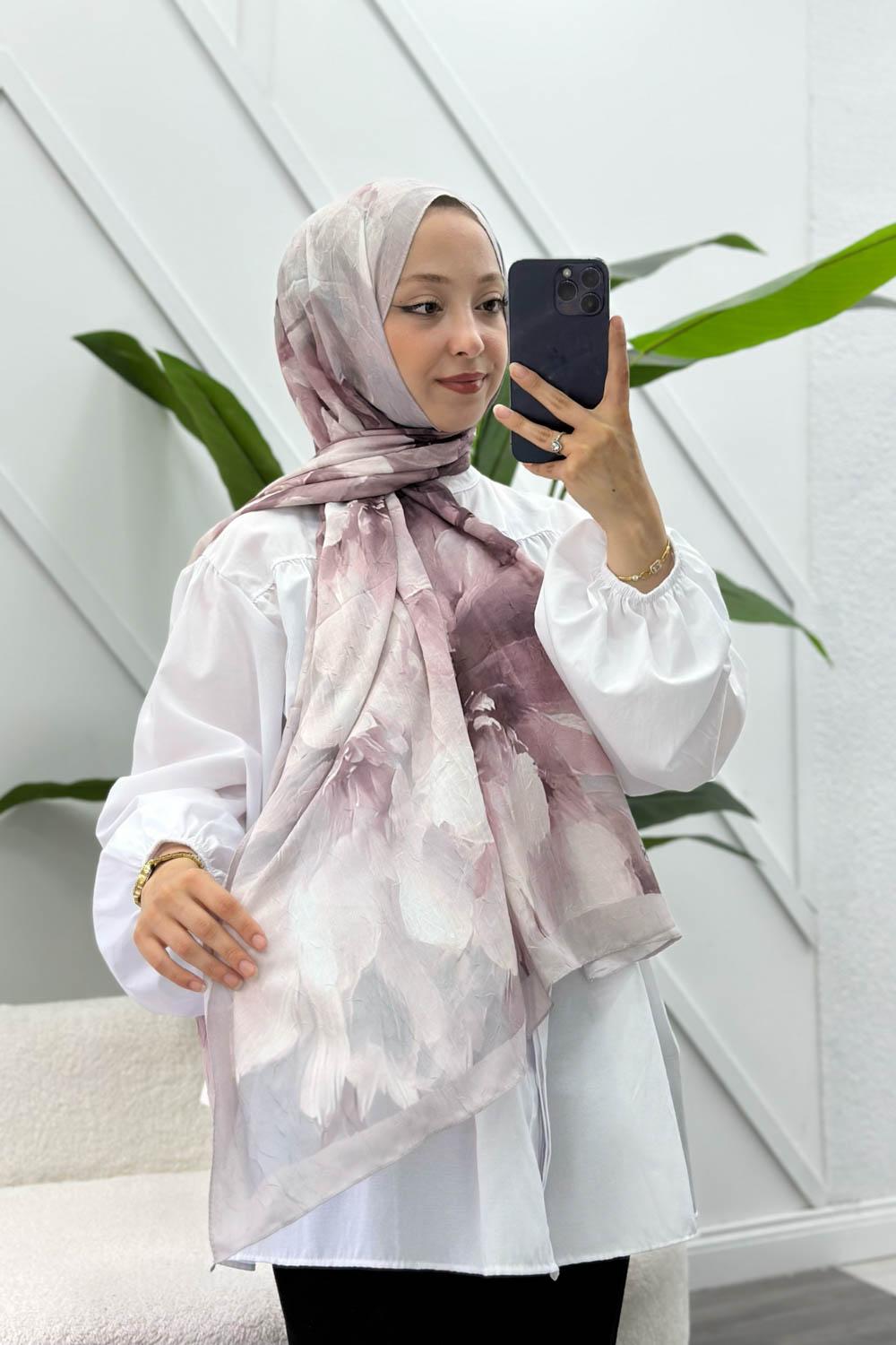 EBRU  DESEN PAMUK SOFT ŞAL