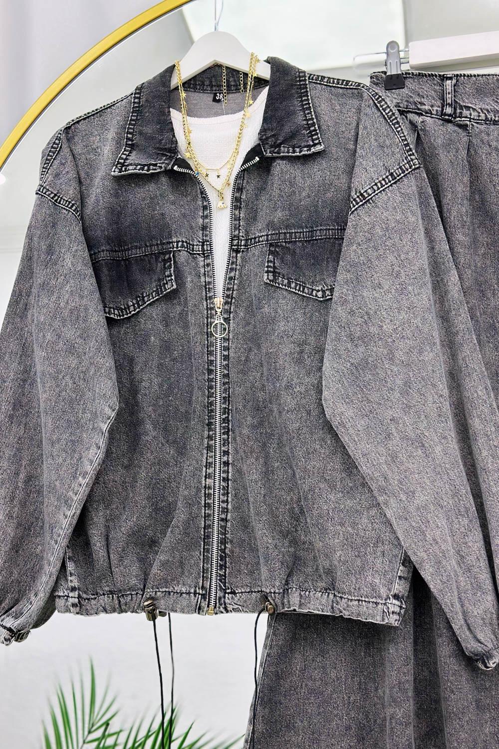 ALTTAN BÜZGÜLÜ KOT ETEK TAKIM