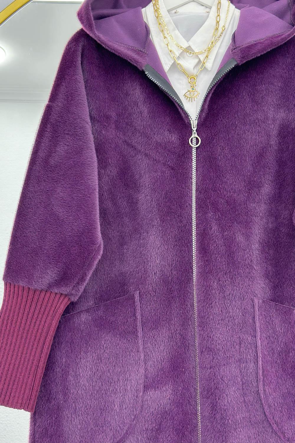 FERMUARLI YÜN KABAN