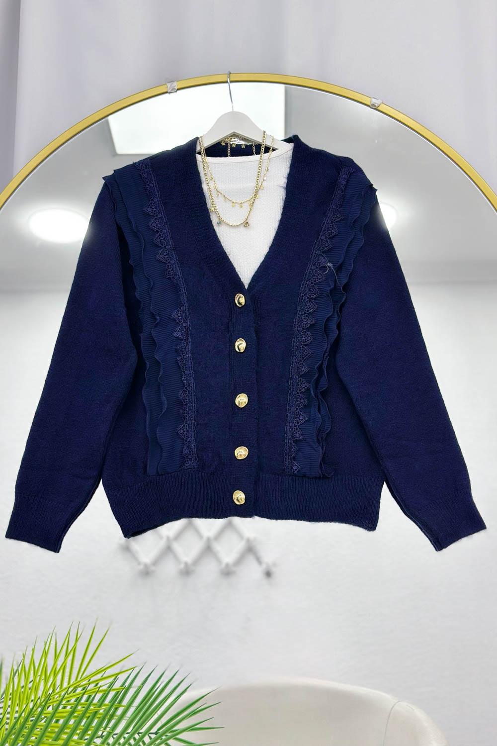 GÜPÜR VE FIRFIR DETAYLI ANGORA HIRKA