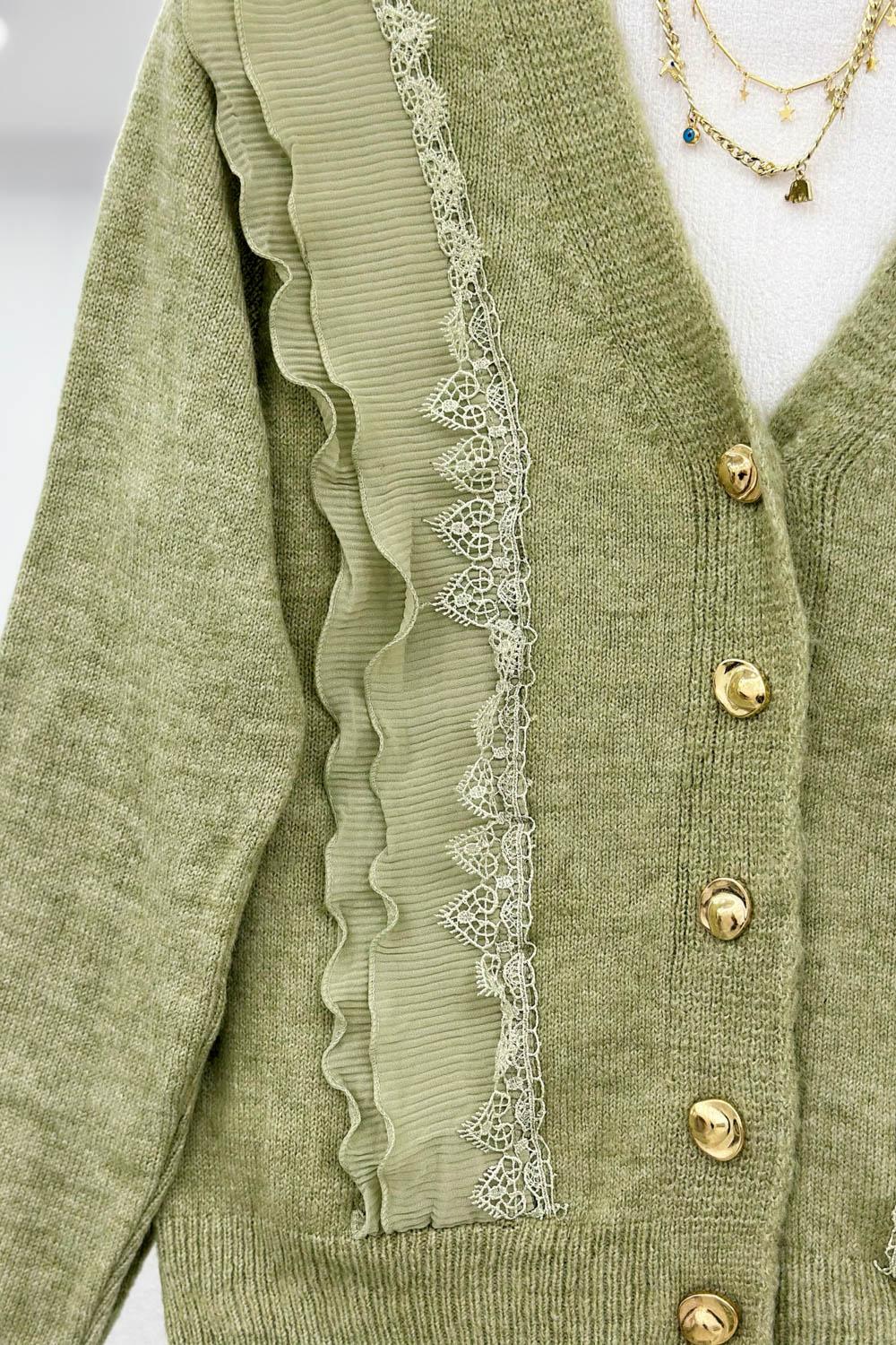 GÜPÜR VE FIRFIR DETAYLI ANGORA HIRKA