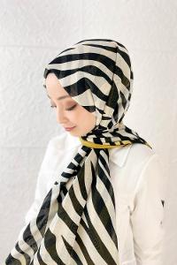 RENKLİ ZEBRA PAMUK ŞAL