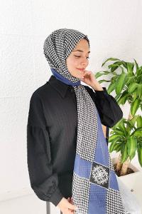 RENKLİ KAZAYAĞI PAMUK ŞAL