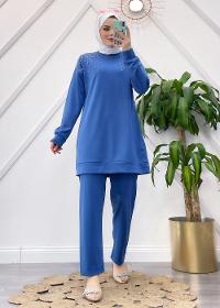 OMUZU TAŞ DETAYLI SPOR  TAKIM