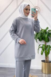 OMUZU TAŞ DETAYLI SPOR  TAKIM