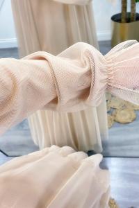 KEMERLİ TÜL ELBİSE