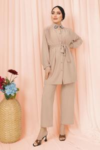 YAKASI SAVAROSKİ TAŞLI BÜRÜMCÜK TAKIM