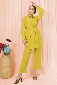 YAKASI SAVAROSKİ TAŞLI BÜRÜMCÜK TAKIM