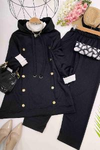 KAPŞONLU GOLD DÜĞMELİ SPOR TAKIM