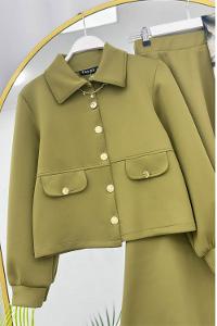 SAHTE CEP DETAYLI KADIN ETEKLİ TAKIM