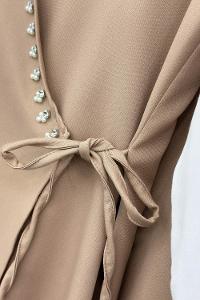 SIRATAŞ İŞLEMELİ KREP ÜÇLÜ TAKIM