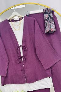 FİYONK BAGLAMALI KİMONO TAKIM