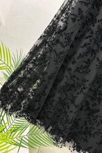 TÜL ÇİÇEK DESENLİ KADIN ETEK