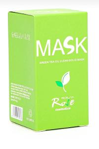 YEŞİL ÇAY ÖZLÜ SİYAH NOKTA VE SİVİLCE MASKESİ