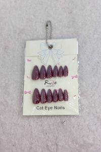 ROSE KOZMETİK CAT EYE TAKMA TIRNAK SETİ