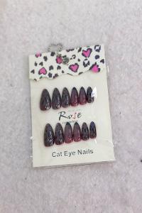 ROSE KOZMETİK CAT EYE TAKMA TIRNAK SETİ