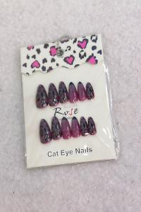 ROSE KOZMETİK CAT EYE TAKMA TIRNAK SETİ
