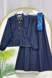 CEPLİ DİKİŞLİ  KOT TAKIM