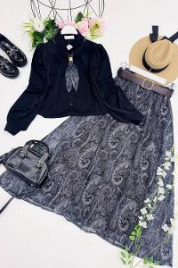 MAYA  FULARLI GÖMLEK ETEK TAKIM